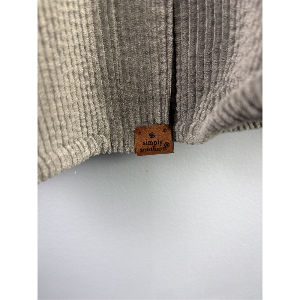 Men's Simply Southern Reversible Corduroy Fleece Shacket Size XXL Preppy - Picture 2 of 14